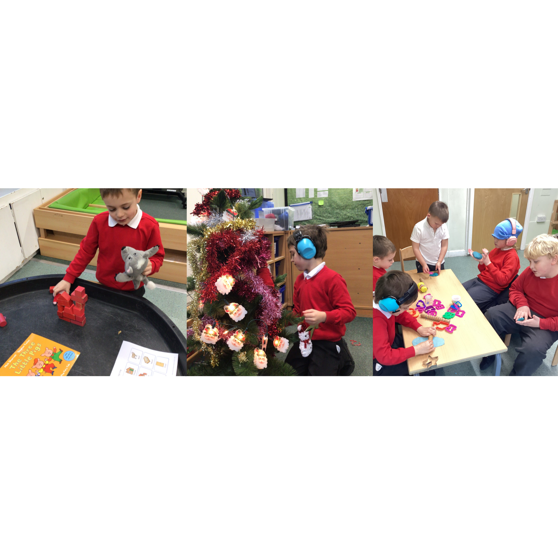 Image of Three pigs in Beech