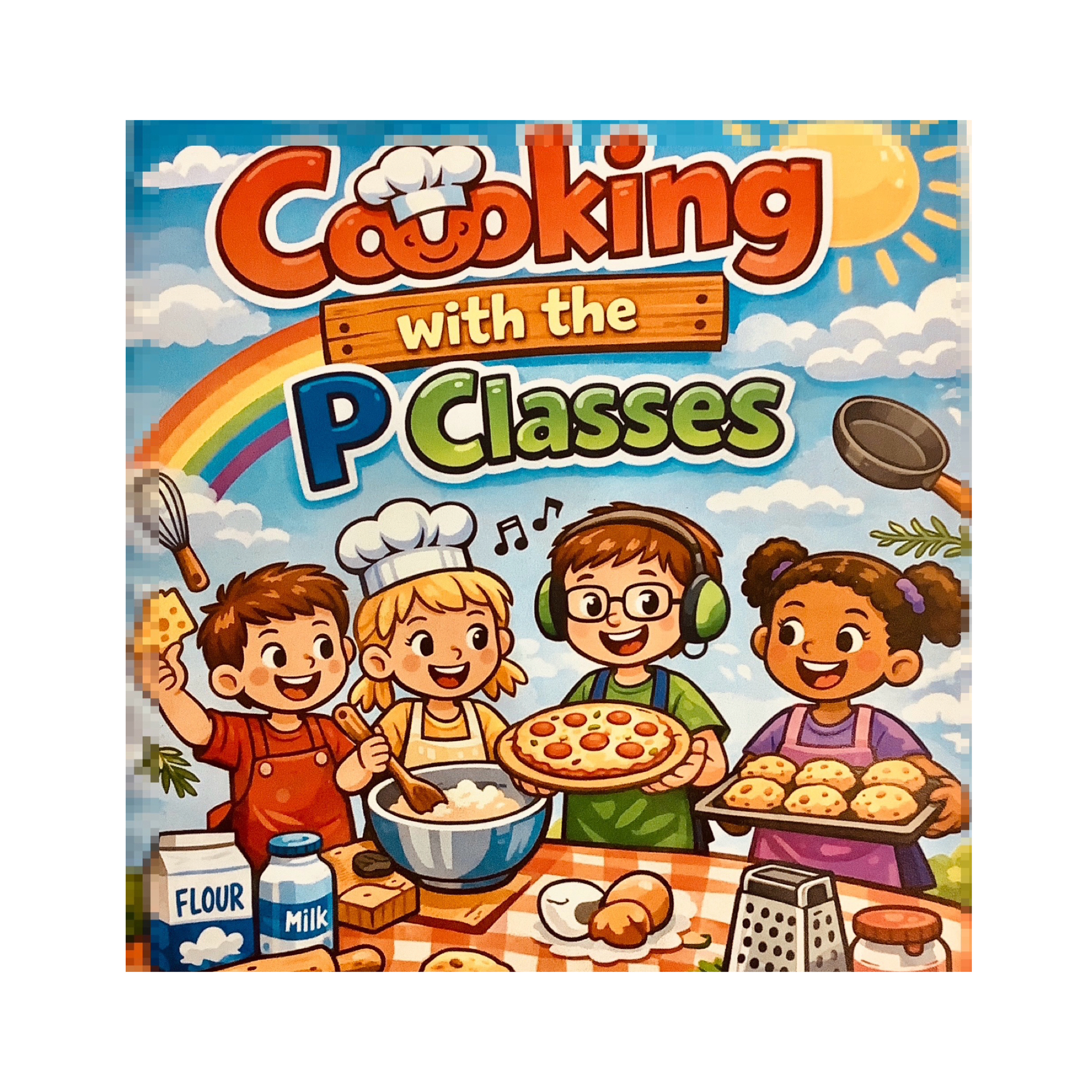 Image of Cheese scones making in 8P