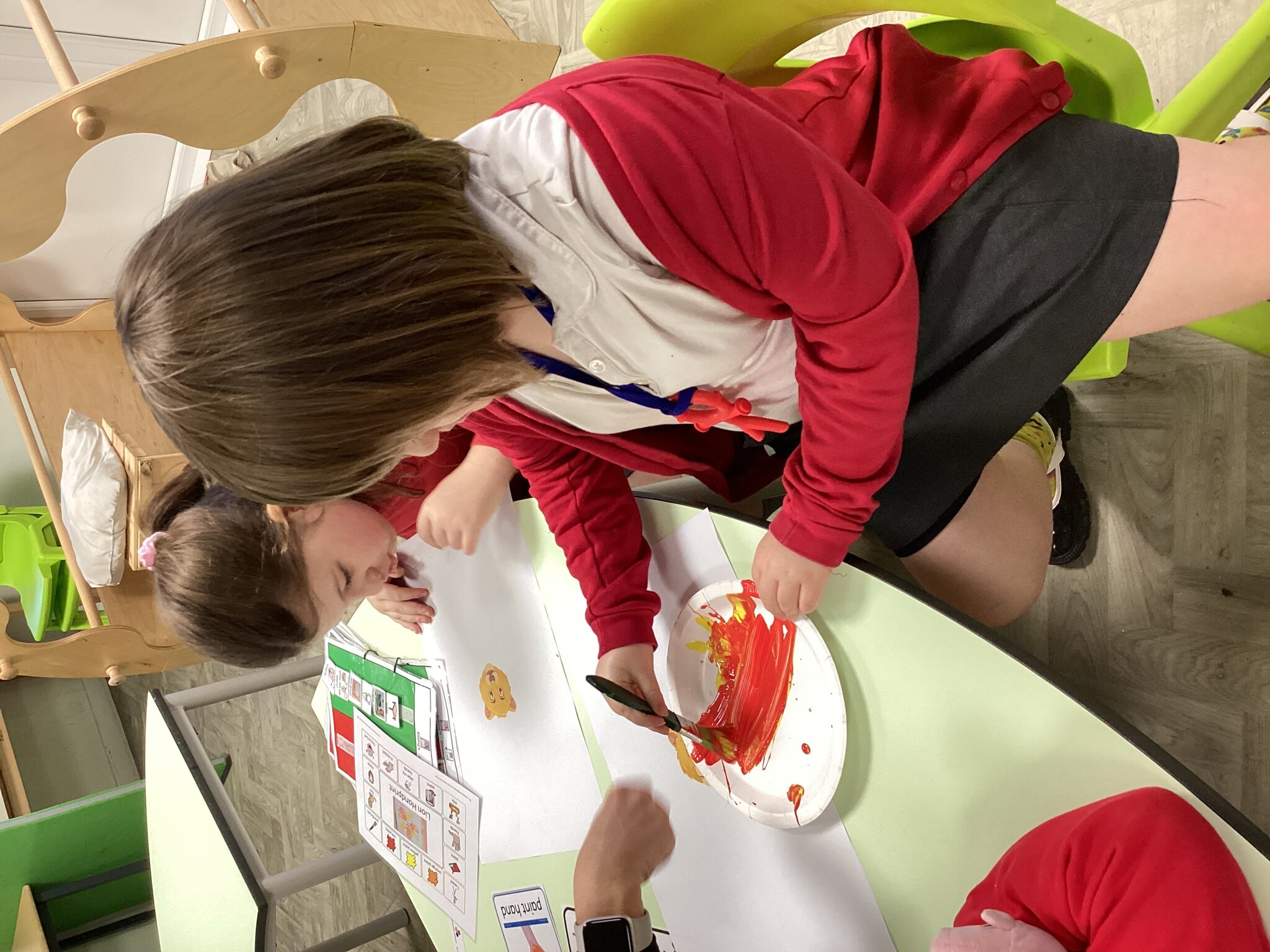 Image of Exploring animals in Maple class! 