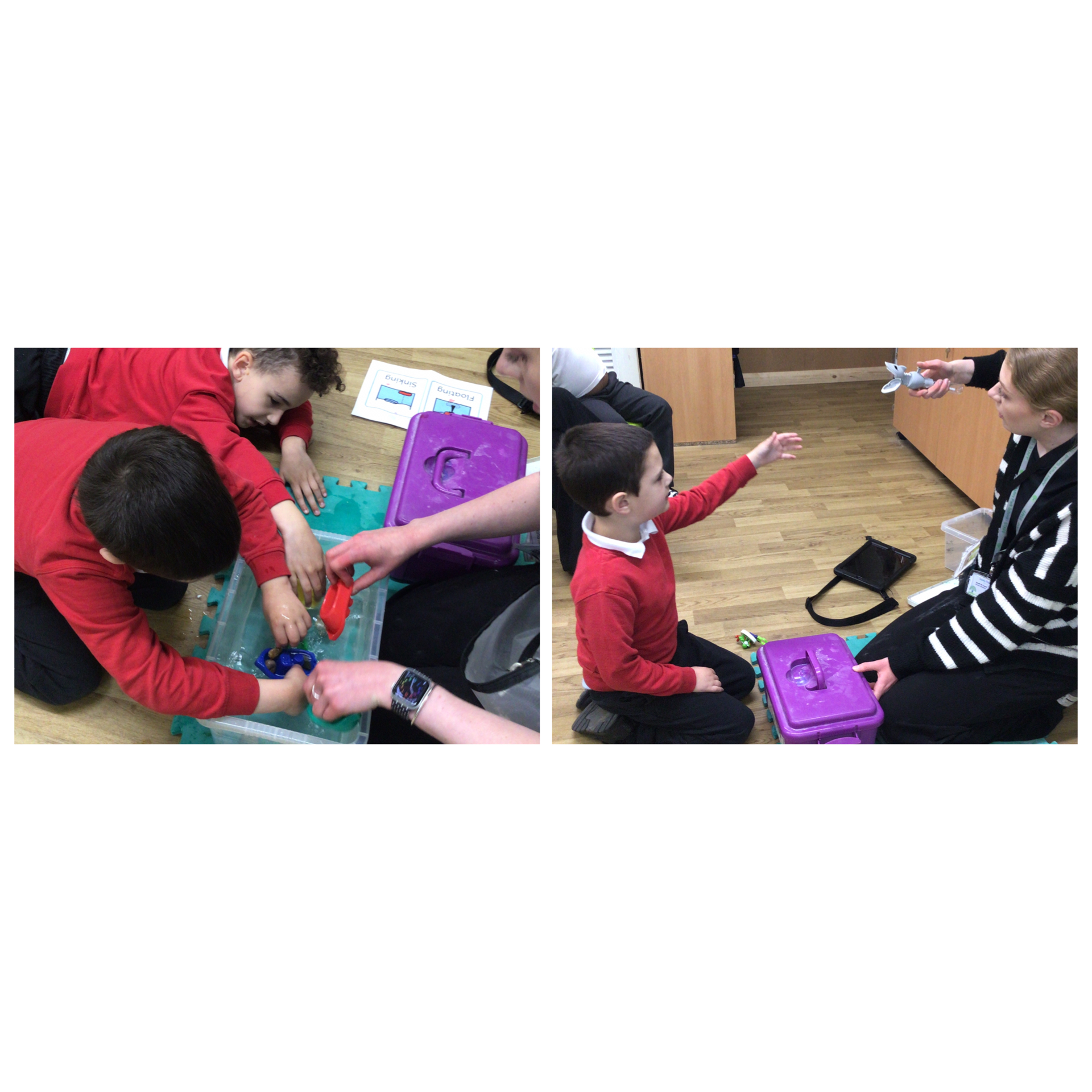 Image of Exploring ‘sinking’ and ‘floating’ Chestnut class. 2025-2026