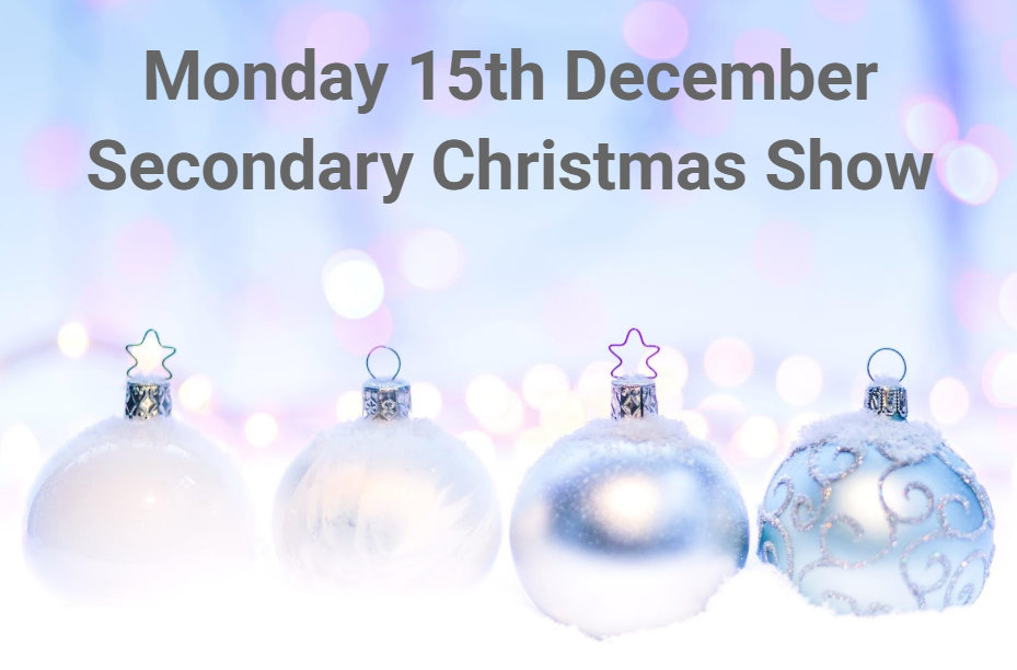 Image of Secondary Christmas Shows