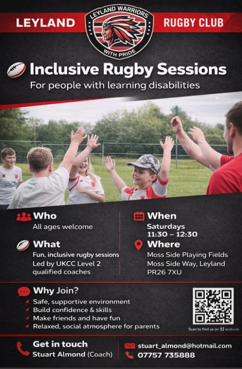 Image of Leyland Rugby Sessions