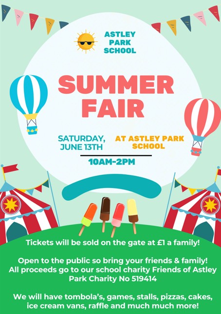 Image of Summer Fair  13th June 2026 