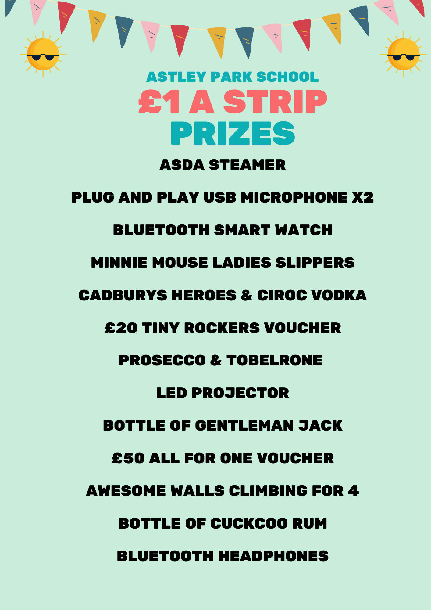 Image of Astley Park School Summer Fair Raffle