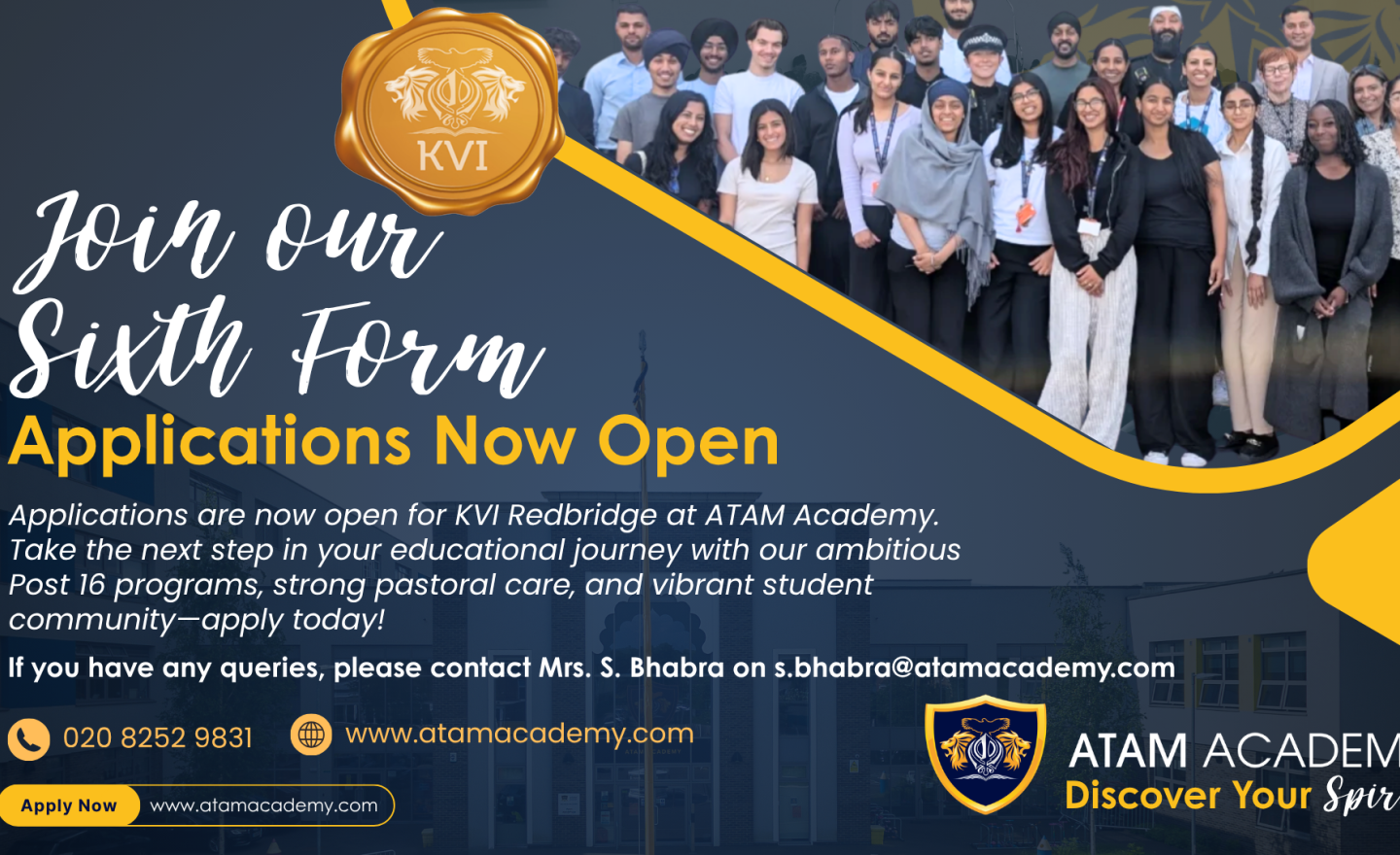 Image of Sixth Form Applications Open