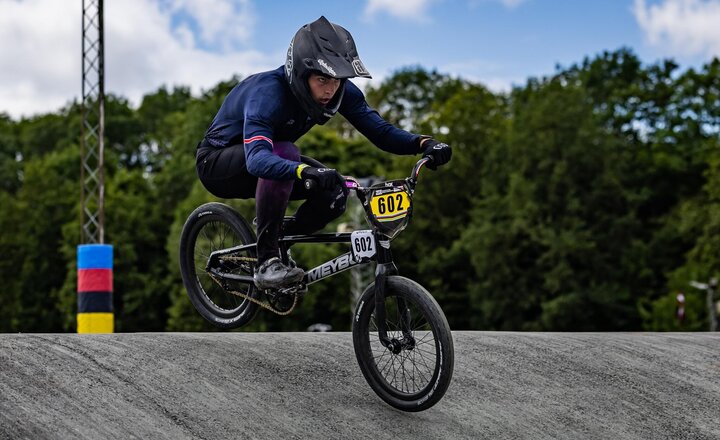 Image of Finley Continues to Excel at BMX!