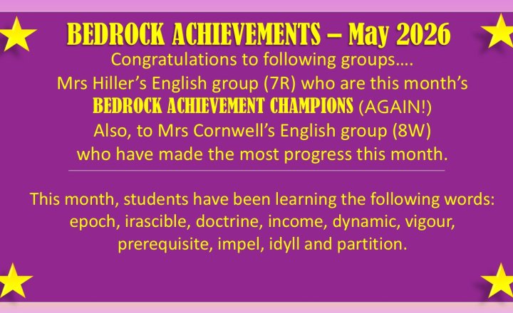 Image of Bedrock Achievements - May 2026
