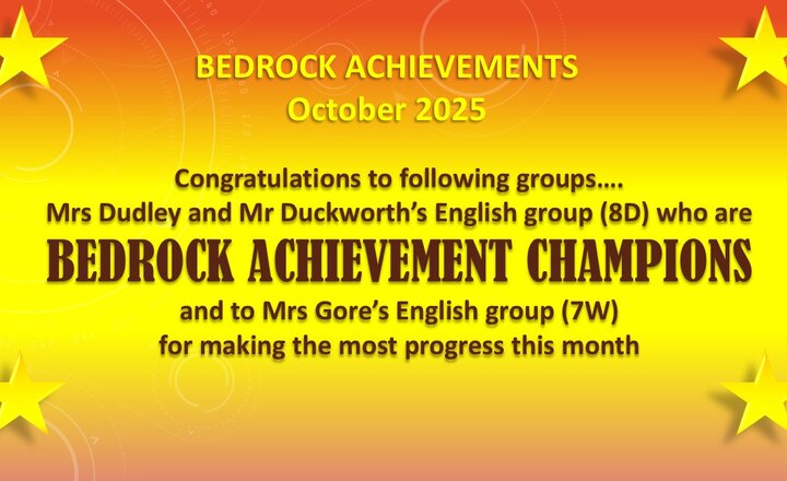 Image of Bedrock Achievements - October 2025