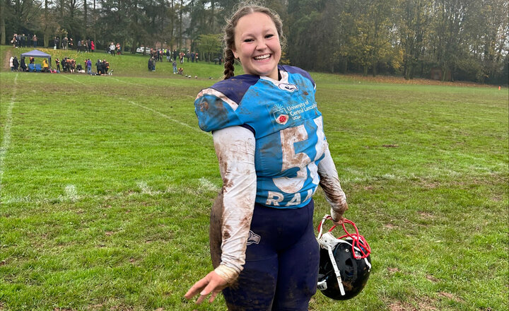 Image of Kiera's American Football Success!