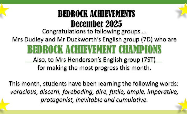Image of Bedrock Achievements - December 2025