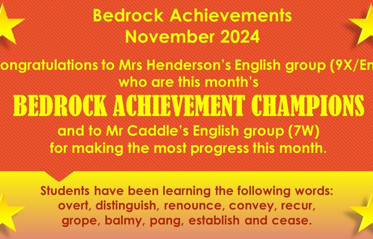 Image of Bedrock Achievements - November 2024