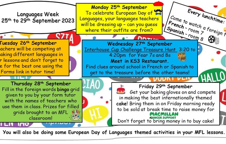 Image of Celebrating Languages Week