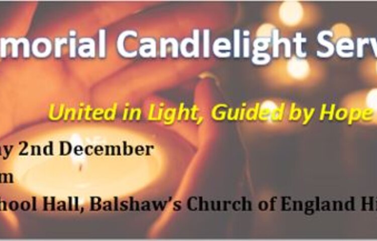 Image of Memorial Candlelight Service - Monday 2nd December 5pm