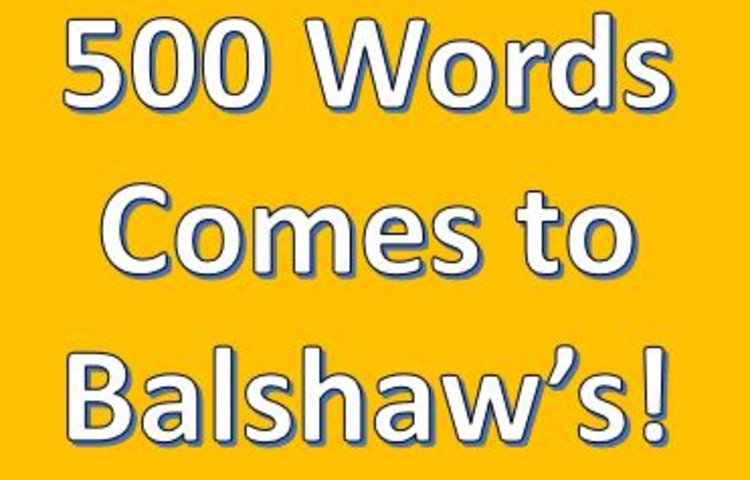 Image of 500 Words Comes to Balshaw's