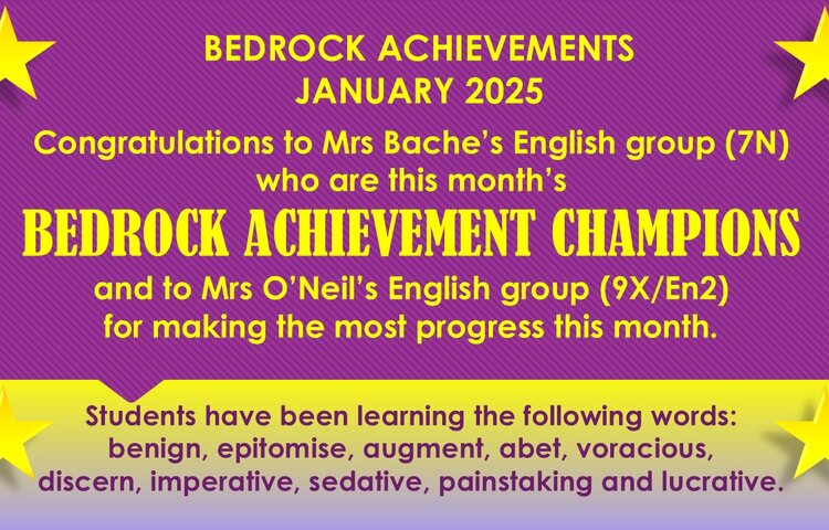 Image of Bedrock Achievements - January 2025