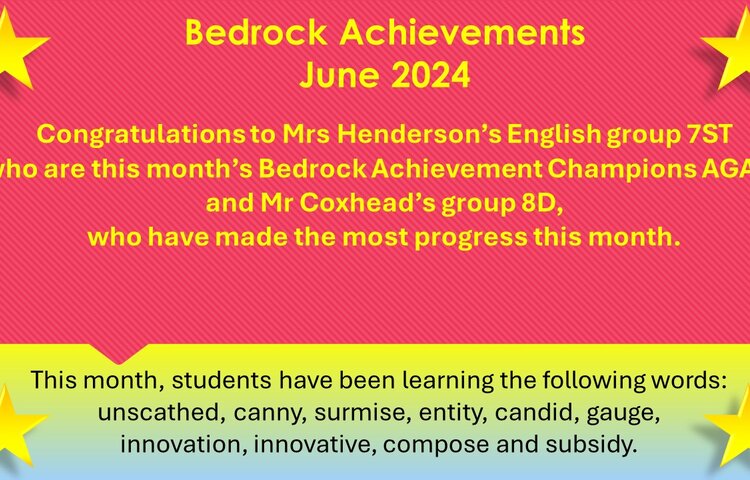 Image of Bedrock Achievements - June 2024