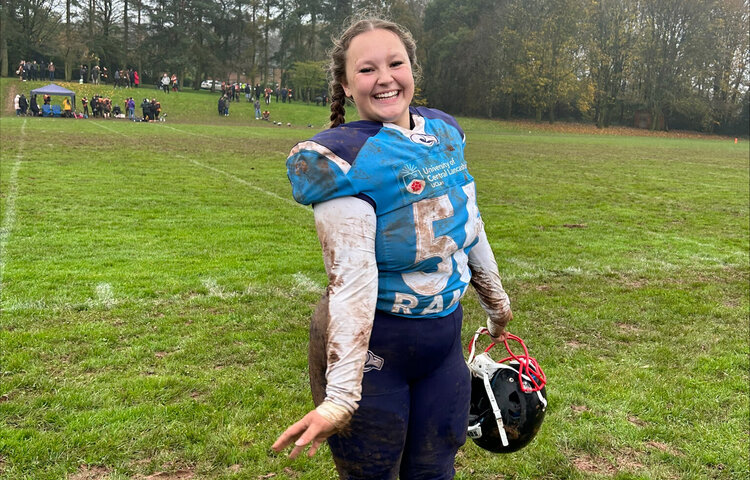 Image of Kiera's American Football Success!