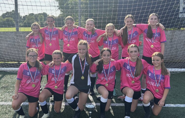 Image of South Ribble U14 Girls' 11-a-side Football Champions!