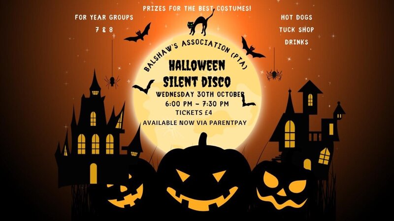 Image of Halloween Silent Disco - Wednesday 30th October 6pm to 7.30pm