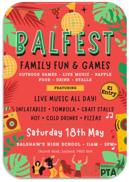 Image of Balfest 2024 and Family Fun Day - Saturday 18th May 11am to 3pm