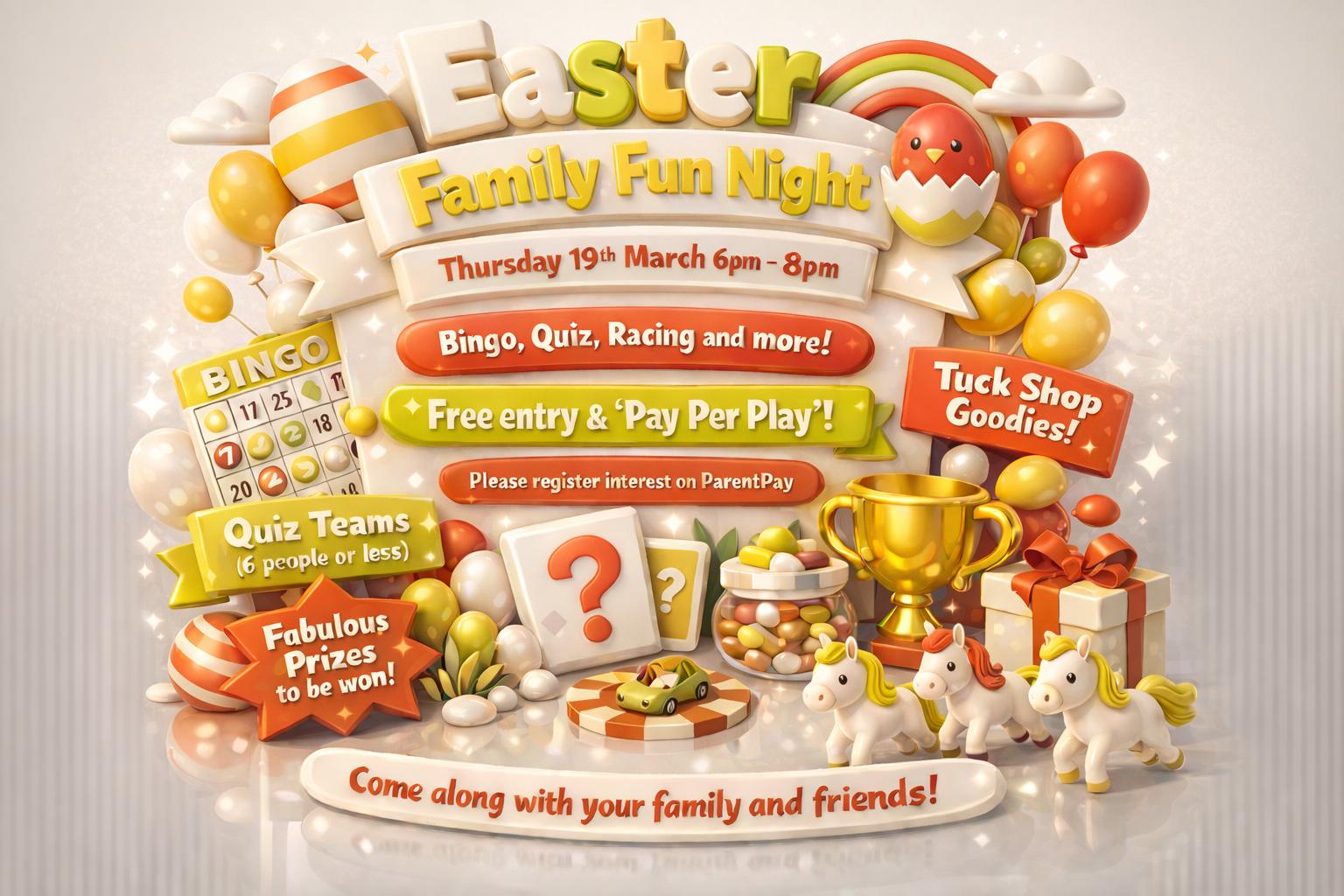 Image of Easter Family Fun Night - Thursday 19th March 6pm to 8pm