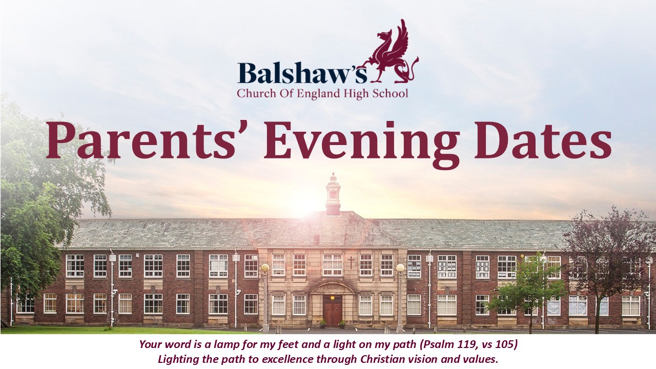 Image of Parents' Evening Dates for 2025 to 2026