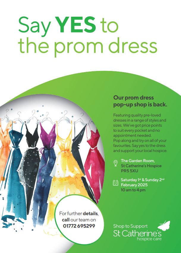 Image of St.Catherine's Prom Dress Event - 1st and 2nd February 10am to 4pm