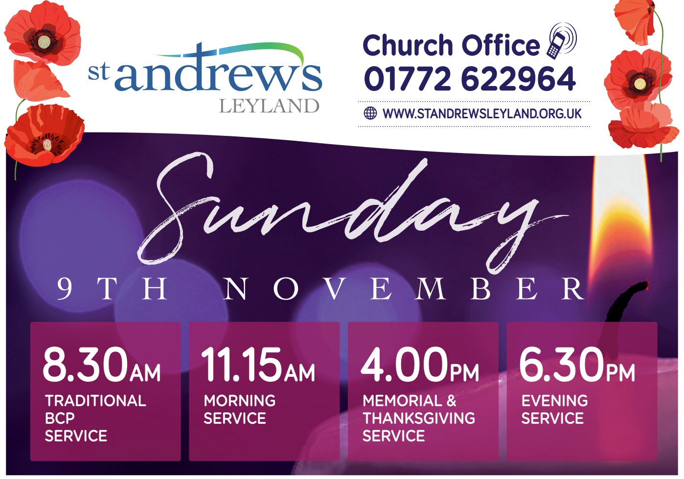 Image of St.Andrew's Remembrance Services - Sunday 9th November
