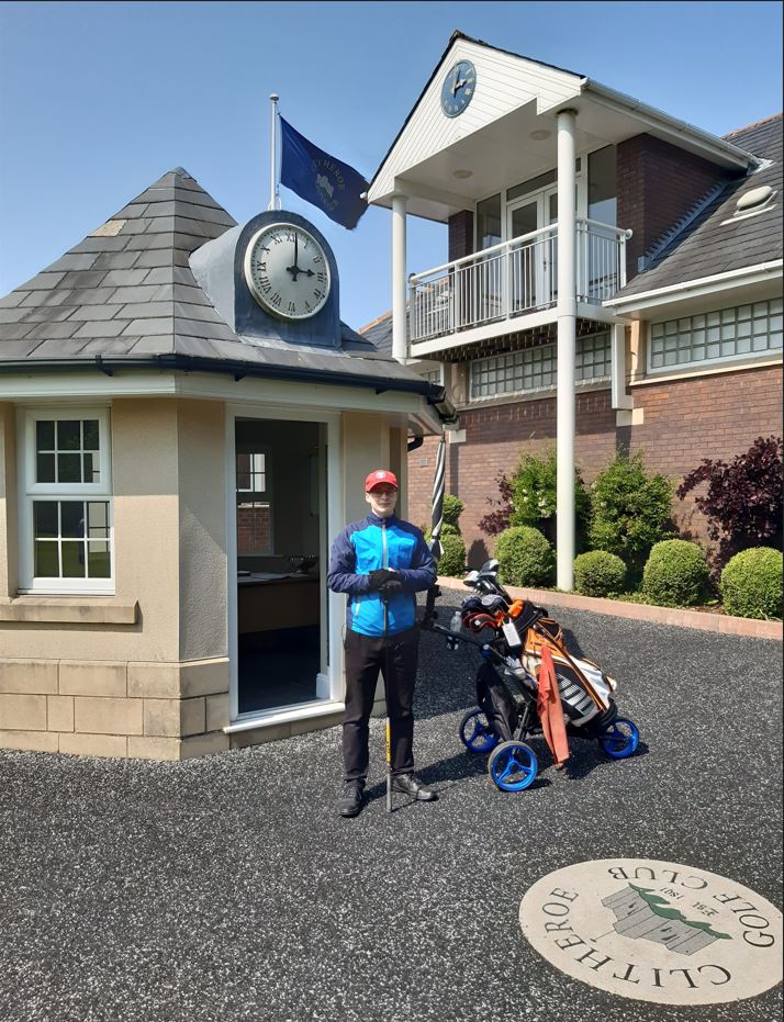 Image of Waddington Flies the Flag for Balshaw's at Lancashire Schools Golf Champs!
