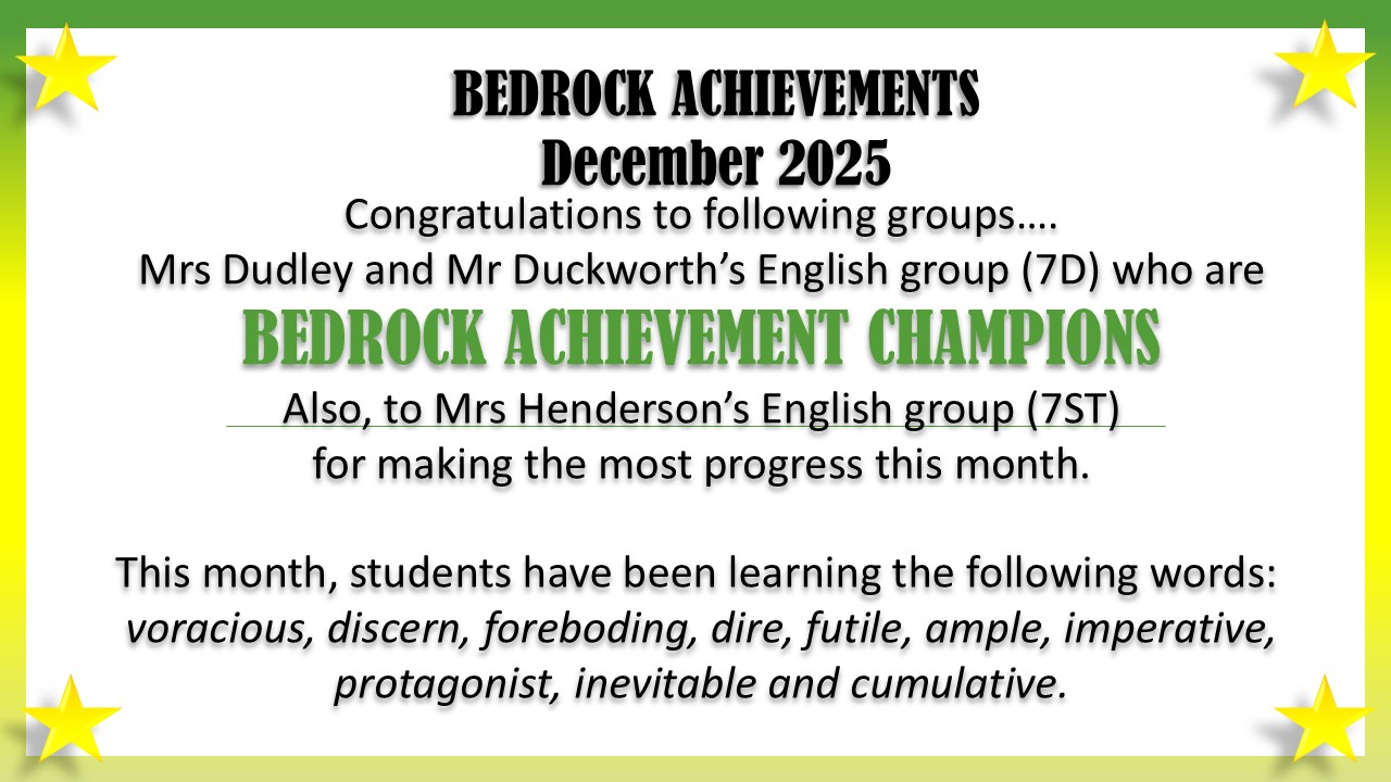 Image of Bedrock Achievements - December 2025
