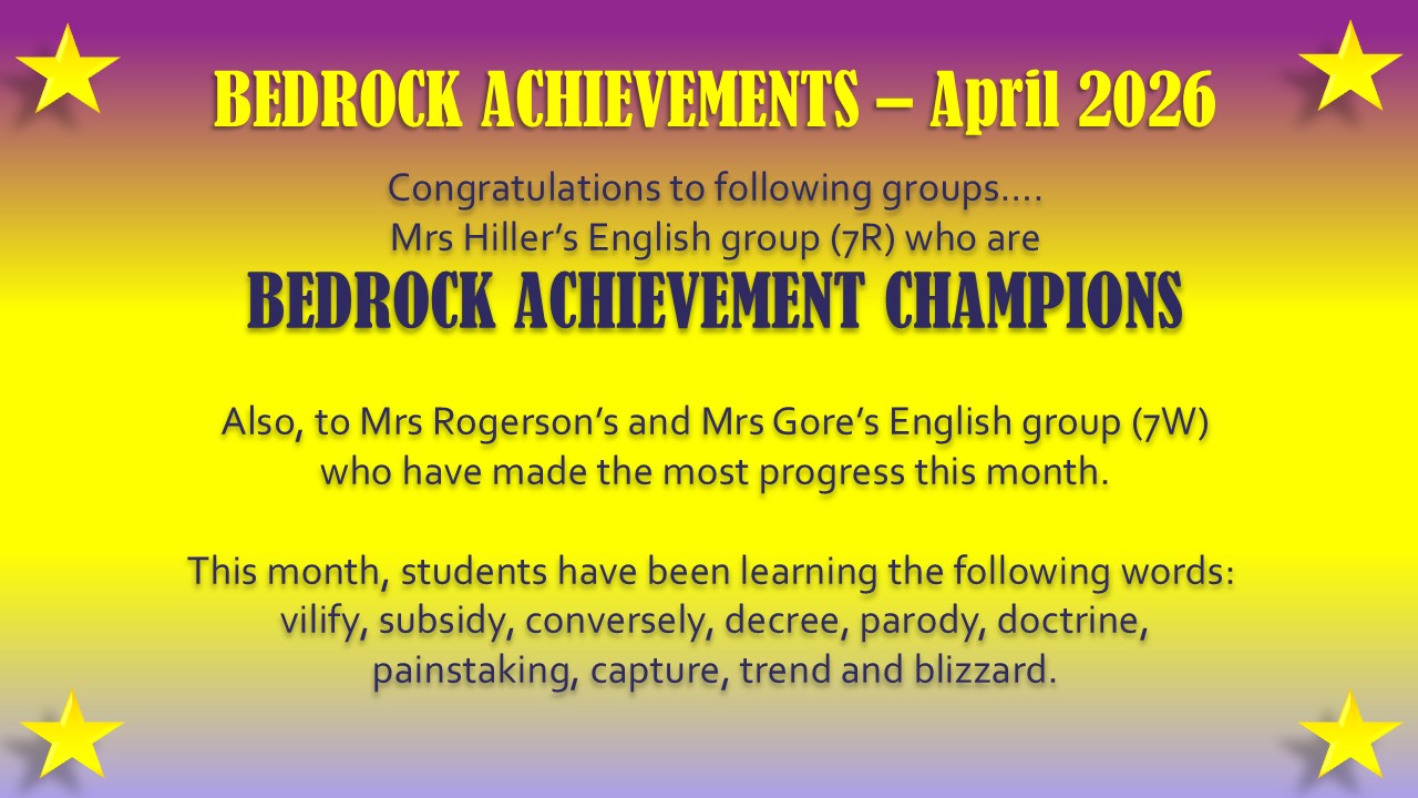 Image of Bedrock Achievements - April 2026