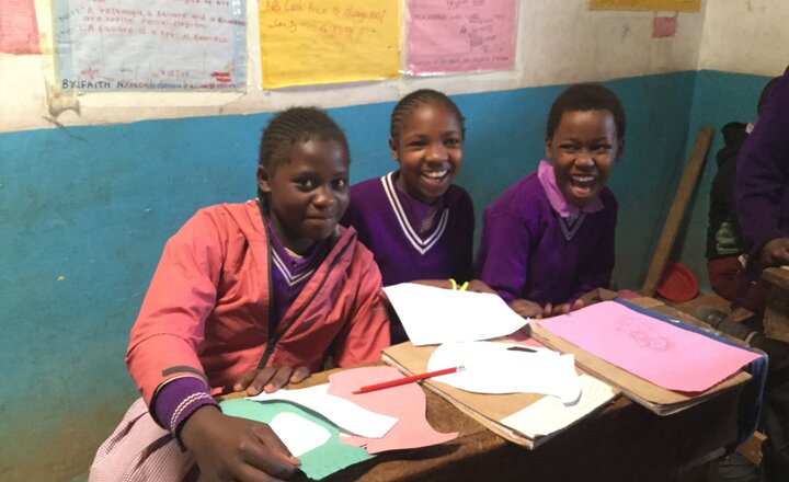 Image of Food Packing Event at School for Children in Kenya