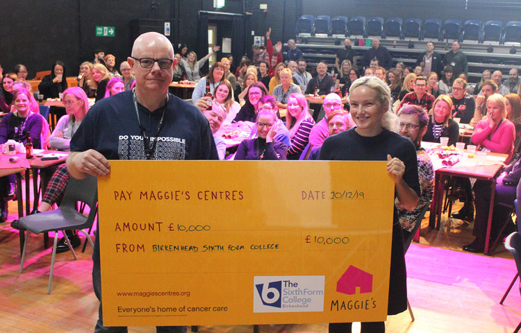 Image of College raises £10k for Maggie's cancer charity with more to follow