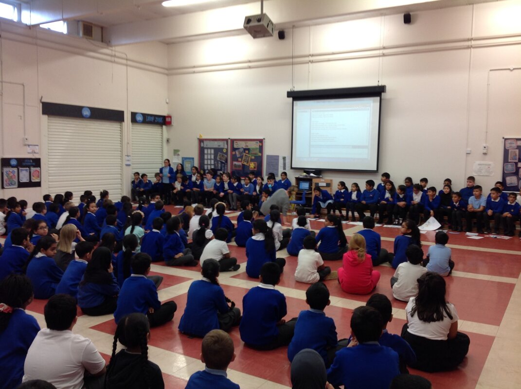 Image of Year 5 Assembly about Cyber Bullying