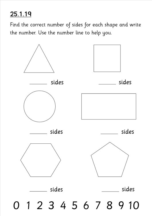 homework about shapes