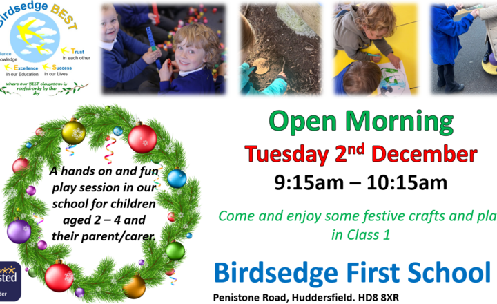 Image of December Open Morning 2025
