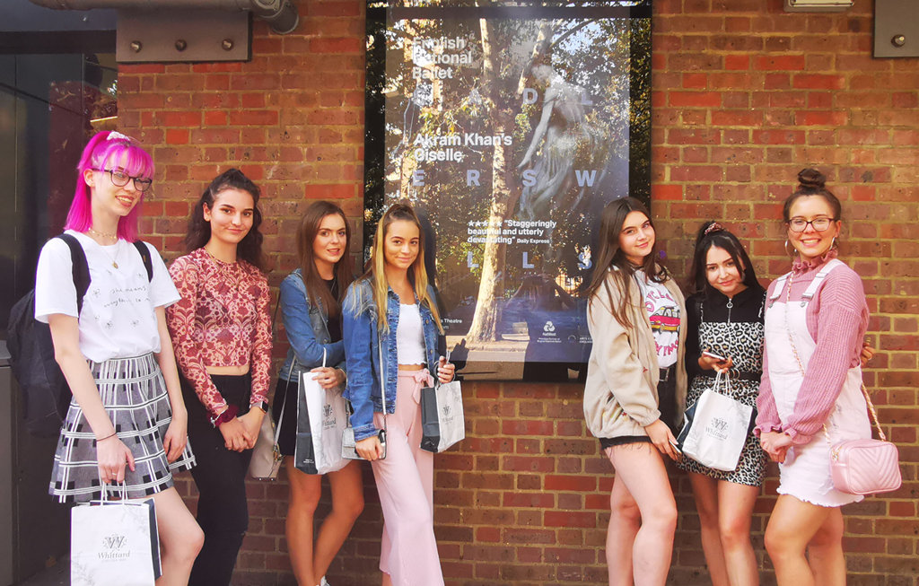 Image of Dance students experience iconic Sadler's Wells Theatre show