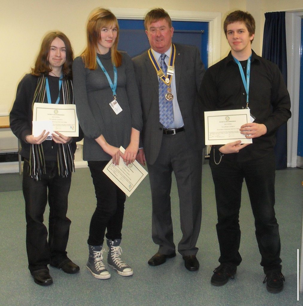 Image of Winners: Wirral Rotary Club Youth Speaks Competition 2011