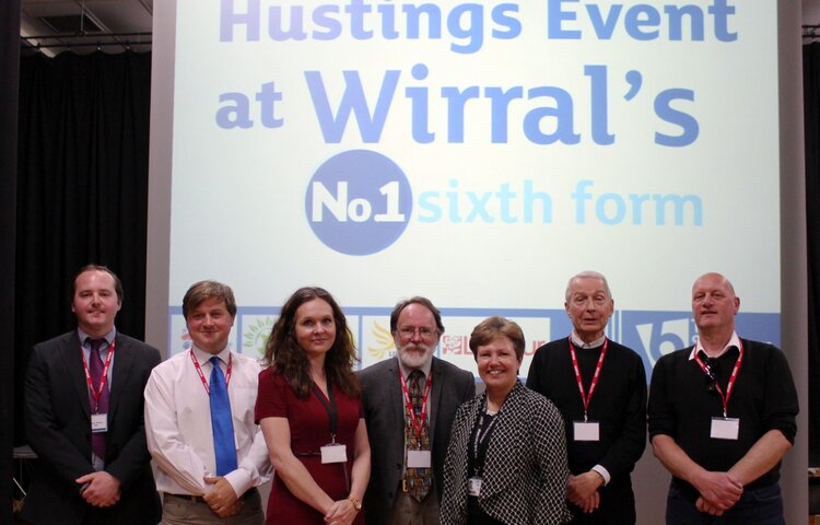 Image of Birkenhead’s Five Political Candidates come face to face for the first time at the Sixth Form College for Election Debate