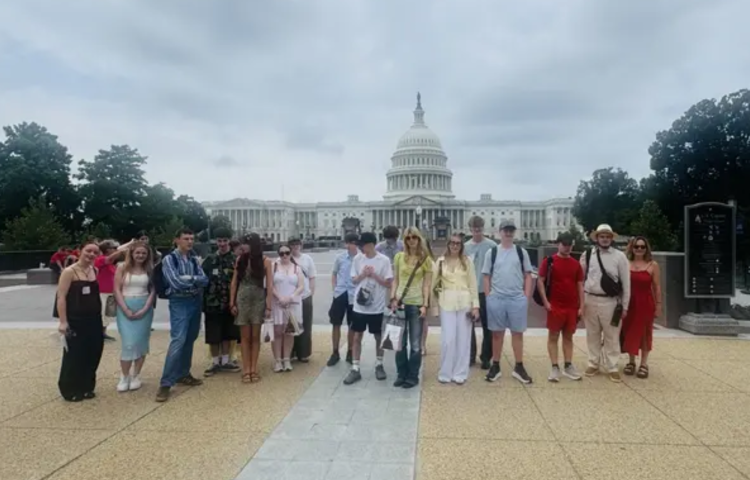 Image of Birkenhead Sixth Form College Students Explore Washington D.C. on Educational Visit