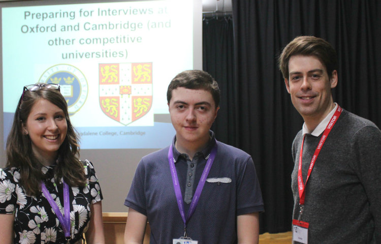 Image of Oxbridge candidates given specialist guidance by Magdalene College Cambridge