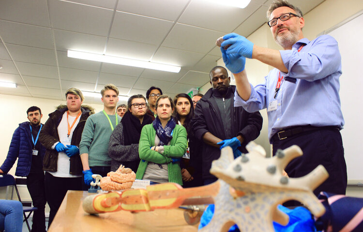 Image of Dr Guy Sutton's Brain Day gets students' synapses working 