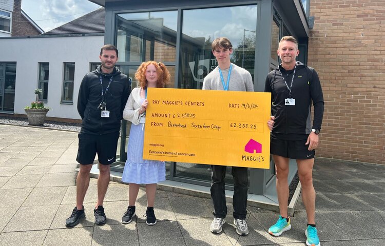 Image of Pedal Power: Birkenhead Sixth Form College Rallies for Maggie's Cancer Charity