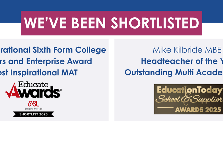Image of Birkenhead Sixth Form College and BePART Educational Trust Shortlisted for National Education Awards