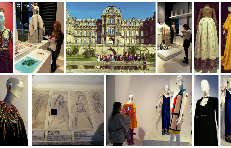 Image of Art Students Visit Inspiring Yves Saint Laurent Exhibition