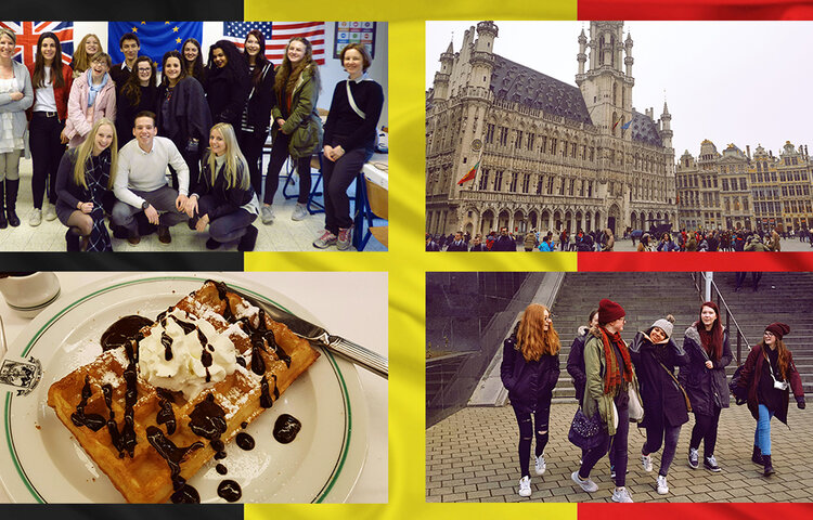 Image of French students impress their hosts in Brussels