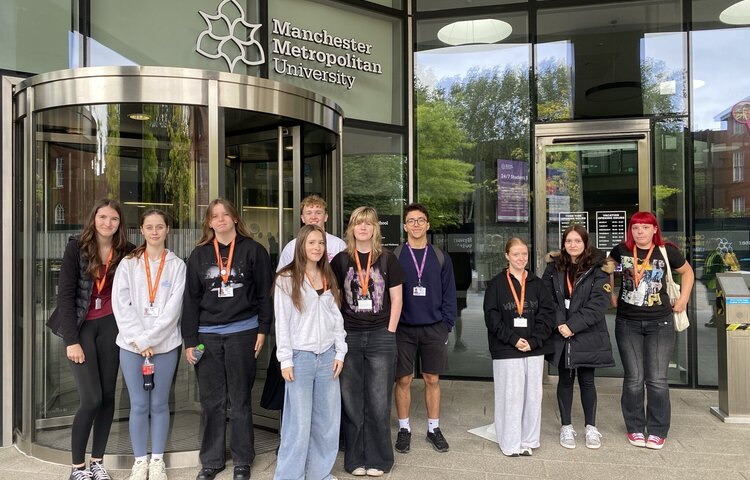Image of Birkenhead Sixth Form College students inspired by two days of University visits