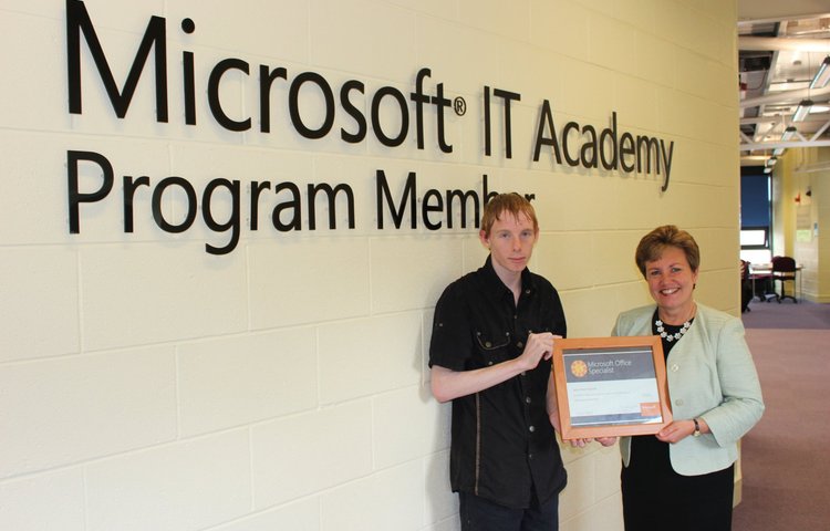 Image of Student Achieves Specialist Status in New Microsoft IT Academy & Training Centre