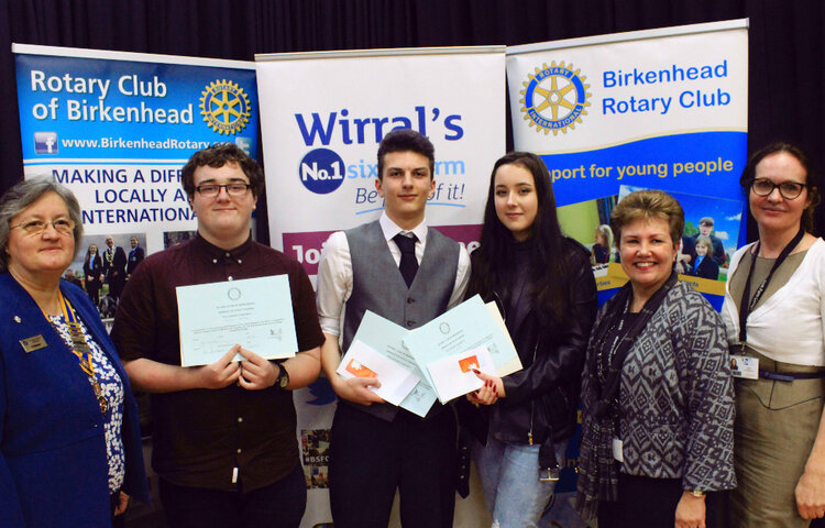 Image of College wins Birkenhead Rotary Club's 'Youth Speaks' competition 