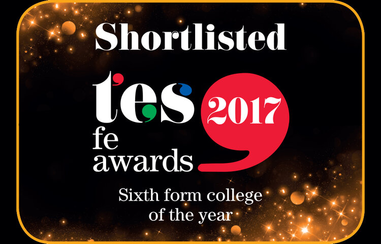 Image of 'TES Sixth Form College of the Year Award' shortlisting confirmed